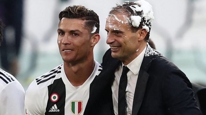Cristiano-Ronaldo-and-Massimiliano-Allegri-celebrate