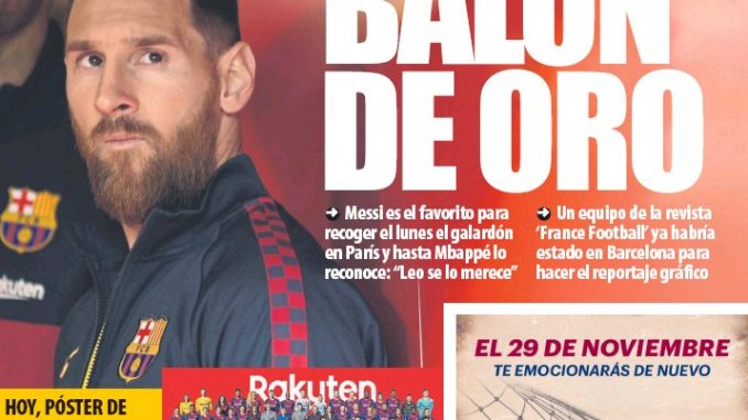 Messi ballon de Oro 2019