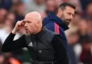 Manchester united yateye agatsi uwari umutoza wayo Erik ten Hag